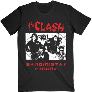 The Clash - Sandinista Tour Uni Bl in the group MERCHANDISE / T-shirt / Punk at Bengans Skivbutik AB (5531092r)