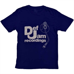 Def Jam - Logo & Stylus Uni Navy in the group MERCHANDISE / T-shirt / Hip Hop-Rap at Bengans Skivbutik AB (5531381r)