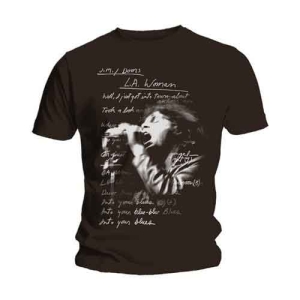 The Doors - La Woman Lyrics Uni Bl  1 in the group MERCHANDISE / T-shirt / Pop-Rock at Bengans Skivbutik AB (5531388r)
