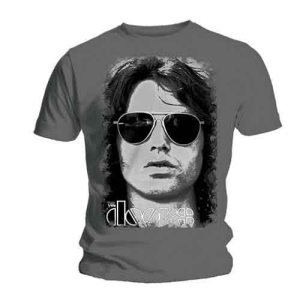 The Doors - Summer Glare Uni Grey    in the group MERCHANDISE / T-shirt / Pop-Rock at Bengans Skivbutik AB (5531390r)