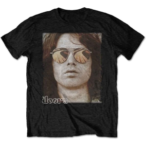 The Doors - Jim Face Uni Bl    in the group MERCHANDISE / T-shirt / Pop-Rock at Bengans Skivbutik AB (5531398r)