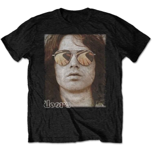 The Doors - Jim Face Uni Bl in the group MERCHANDISE / T-shirt / Pop-Rock at Bengans Skivbutik AB (5531398r)