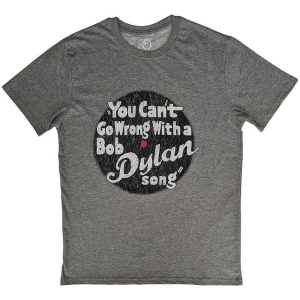 Bob Dylan - You Cant Go Wrong Uni Grey    in the group MERCH / T-Shirt /  at Bengans Skivbutik AB (5531551r)