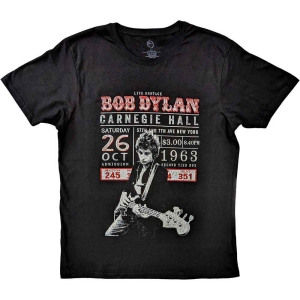 Bob Dylan - Carnegie Hall '63 Uni Bl in the group MERCHANDISE / T-shirt / Pop-Rock at Bengans Skivbutik AB (5531552r)