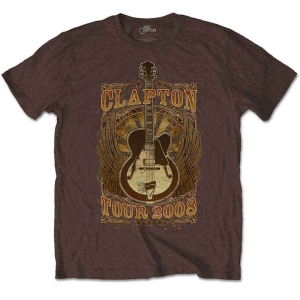 Eric Clapton - Tour 2008 Uni Brown    in the group MERCHANDISE / T-shirt / Blues at Bengans Skivbutik AB (5531557r)