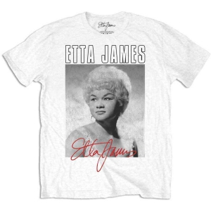 Etta James - Portrait Uni Wht    in the group MERCHANDISE / T-shirt / Blues at Bengans Skivbutik AB (5531559r)