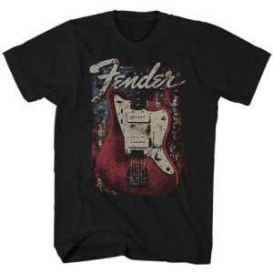 Fender - Distressed Guitar Uni Bl    in the group MERCHANDISE / T-shirt / Övrigt at Bengans Skivbutik AB (5531563r)