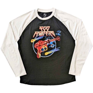 Foo Fighters - Ray Gun Uni Bl/Wht Raglan:  in the group MERCHANDISE / T-shirt / Pop-Rock at Bengans Skivbutik AB (5531569r)