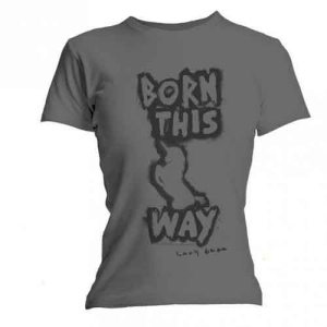 Lady Gaga - Born This Way Lady Grey    in the group MERCHANDISE / T-shirt / Pop-Rock at Bengans Skivbutik AB (5531572r)