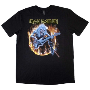 Iron Maiden - Fear Live Flames Uni Bl in the group MERCHANDISE / T-shirt / Heavy Metal at Bengans Skivbutik AB (5532234r)