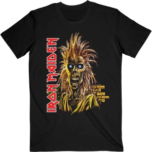 Iron Maiden - First Album 2 Uni Bl    in the group MERCHANDISE / T-shirt / Hårdrock at Bengans Skivbutik AB (5532250r)