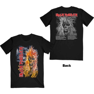 Iron Maiden - First Album Tracklist V3 Uni Bl    in the group MERCH / T-Shirt /  at Bengans Skivbutik AB (5532254r)