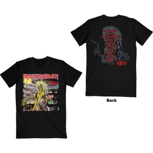 Iron Maiden - Killers V2 Album Tracklist Uni Bl    in the group MERCH / T-Shirt /  at Bengans Skivbutik AB (5532256r)