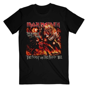 Iron Maiden - Notb The Beast On The Road Vintage Uni B in the group MERCHANDISE / T-shirt / Heavy Metal at Bengans Skivbutik AB (5532271r)