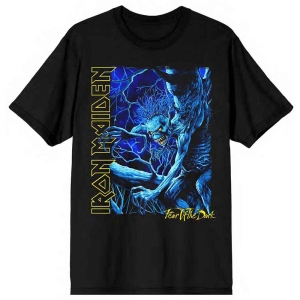 Iron Maiden - Fotd Blue Tone Eddie Vertical Logo Uni B in the group MERCHANDISE / T-shirt / Heavy Metal at Bengans Skivbutik AB (5532273r)
