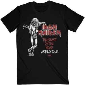 Iron Maiden - Beast On The Road World Tour '82 Uni Bl  in the group MERCHANDISE / T-shirt / Heavy Metal at Bengans Skivbutik AB (5532281r)