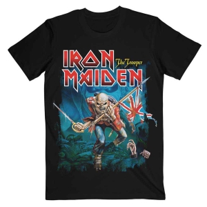 Iron Maiden - Trooper Eddie Large Eyes Uni Bl    in the group MERCH / T-Shirt /  at Bengans Skivbutik AB (5532288r)