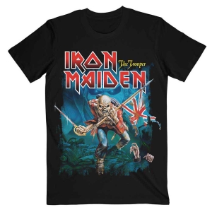 Iron Maiden - Trooper Eddie Large Eyes Uni Bl    in the group MERCHANDISE / T-shirt / Heavy Metal at Bengans Skivbutik AB (5532288r)