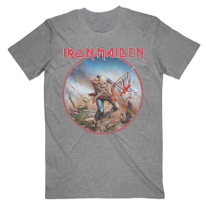 Iron Maiden - Vtge Trooper Circle Uni Grey    in the group MERCHANDISE / T-shirt / Heavy Metal at Bengans Skivbutik AB (5532333r)