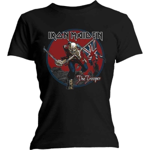 Iron Maiden - Trooper Red Sky Lady Bl    in the group MERCH / T-Shirt /  at Bengans Skivbutik AB (5532335r)