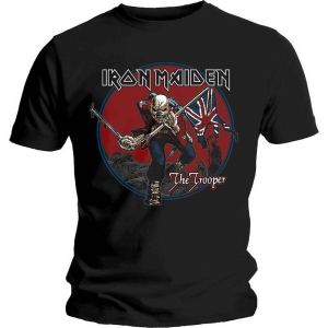 Iron Maiden - Trooper Red Sky Uni Bl    in the group MERCHANDISE / T-shirt / Heavy Metal at Bengans Skivbutik AB (5532336r)