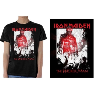 Iron Maiden - The Wicker Man Smoke Uni Bl    in the group MERCH / T-Shirt /  at Bengans Skivbutik AB (5532346r)