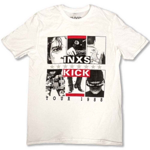 Inxs - Kick Tour Uni Wht    in the group MERCH / T-Shirt /  at Bengans Skivbutik AB (5532664r)