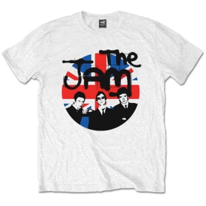 The Jam - Union Jack Circle Uni Wht    in the group MERCH / T-Shirt /  at Bengans Skivbutik AB (5532665r)