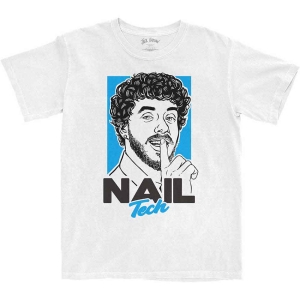 Jack Harlow - Nail Tech Uni Wht    in the group MERCHANDISE / T-shirt / Hip Hop-Rap at Bengans Skivbutik AB (5532676r)