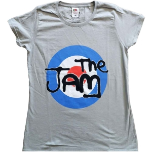 The Jam - Spray Target Logo Lady Grey  1 in the group MERCH / T-Shirt /  at Bengans Skivbutik AB (5532682r)