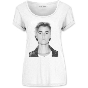 Justin Bieber - Love Yourself Scoop Neck Lady Wht in the group MERCHANDISE / T-shirt / Pop-Rock at Bengans Skivbutik AB (5532690r)