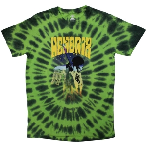Jimi Hendrix - Hear The Vibe Uni Green Dip-Dye T-Shirt in the group MERCHANDISE / T-shirt / Pop-Rock at Bengans Skivbutik AB (5532701r)