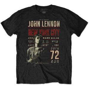 John Lennon - Nyc '72 Uni Bl Eco    in the group MERCH / T-Shirt /  at Bengans Skivbutik AB (5532702r)