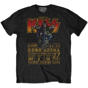 Kiss - Cobo Arena '76 Uni Bl Eco    in the group MERCHANDISE / T-shirt / Heavy Metal at Bengans Skivbutik AB (5532707r)