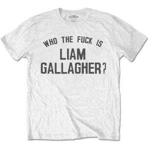 Liam Gallagher - Who The Fuck... Uni Wht    in the group MERCHANDISE / T-shirt / Pop-Rock at Bengans Skivbutik AB (5532713r)