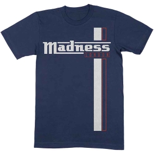 Madness - Stripes Uni Navy    in the group MERCHANDISE / T-shirt / Reggae at Bengans Skivbutik AB (5532721r)