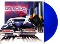 Girlschool - Hit And Run (Blue Vinyl Lp) in the group VINYL / Upcoming releases / Hårdrock at Bengans Skivbutik AB (5532831)