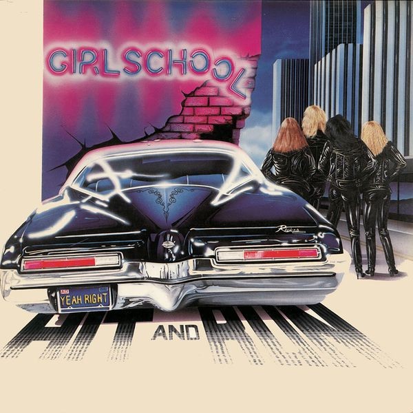 Girlschool - Hit And Run (Blue Vinyl Lp) in the group VINYL / Hårdrock at Bengans Skivbutik AB (5532831)