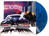 Girlschool - Hit And Run (Blue Marbled Vinyl Lp) in the group VINYL / Upcoming releases / Hårdrock at Bengans Skivbutik AB (5532832)