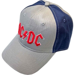 Ac/Dc - Red Logo Grey/Navy Baseball C in the group MERCH / Minsishops-merch / Ac/Dc at Bengans Skivbutik AB (5532853)