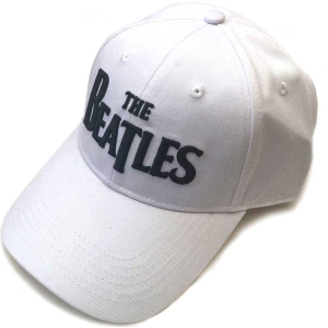 The Beatles - Black Drop T Logo Wht Baseball C in the group MERCHANDISE / Cap / Pop-Rock at Bengans Skivbutik AB (5532884)