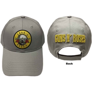Guns N Roses - Circle Logo Grey Baseball C in the group MERCHANDISE / Cap / Heavy Metal at Bengans Skivbutik AB (5532934)