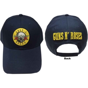 Guns N Roses - Circle Logo Navy Baseball C in the group MERCHANDISE / Cap / Heavy Metal at Bengans Skivbutik AB (5532935)