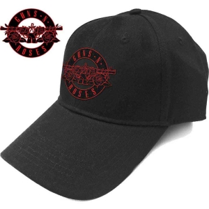 Guns N Roses - Red Circle Logo Bl Baseball C in the group MERCHANDISE / Cap / Heavy Metal at Bengans Skivbutik AB (5532936)