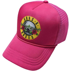 Guns N Roses - Classic Logo Pink Mesh-Back C in the group MERCHANDISE / Merch / Hårdrock at Bengans Skivbutik AB (5532940)