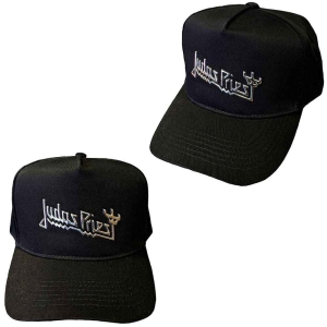 Judas Priest - Sonic Sliver Fork Logo Bl Baseball C in the group MERCHANDISE / Cap / Heavy Metal at Bengans Skivbutik AB (5532954)