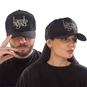 Lamb Of God - Sonic Sliver Logo Bl Baseball C in the group MERCHANDISE / Cap / Heavy Metal at Bengans Skivbutik AB (5532956)