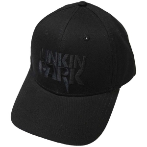 Linkin Park - Black Logo Bl Baseball C in the group MERCHANDISE / Merch / Hårdrock at Bengans Skivbutik AB (5532957)