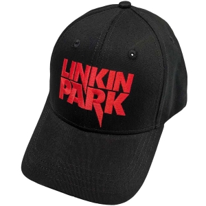 Linkin Park - Red Logo Bl Baseball C in the group MERCHANDISE / Merch / Hårdrock at Bengans Skivbutik AB (5532958)
