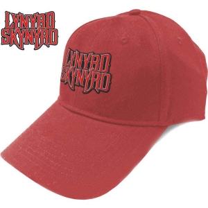 Lynyrd Skynyrd - Logo Red Baseball C in the group MERCHANDISE / Cap / Pop-Rock at Bengans Skivbutik AB (5532963)